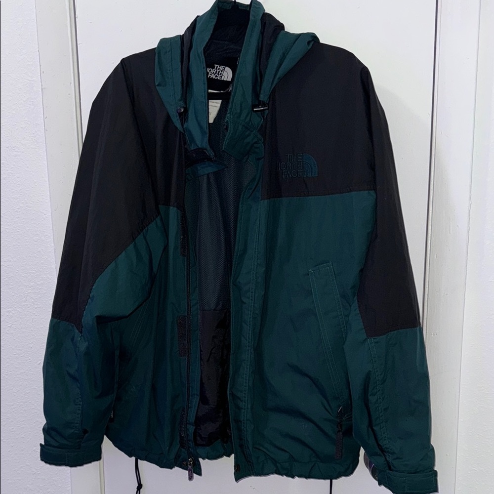 The North Face Black and Green Performance Jacket